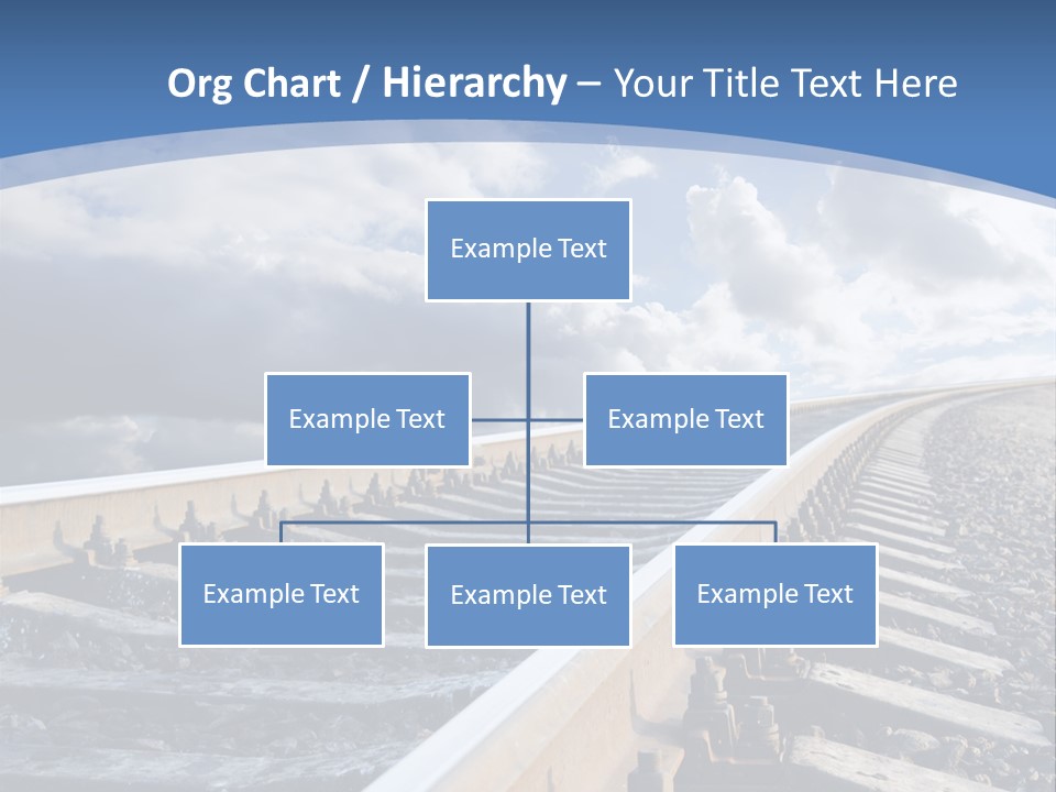 Direction Horizon Perspective PowerPoint Template