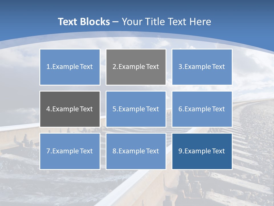 Direction Horizon Perspective PowerPoint Template
