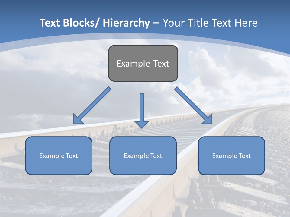 Direction Horizon Perspective PowerPoint Template