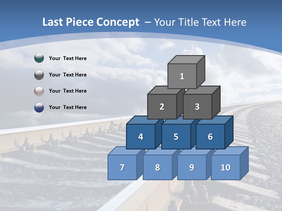 Direction Horizon Perspective PowerPoint Template