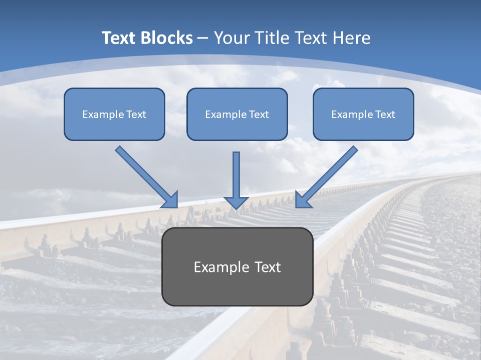 Direction Horizon Perspective PowerPoint Template
