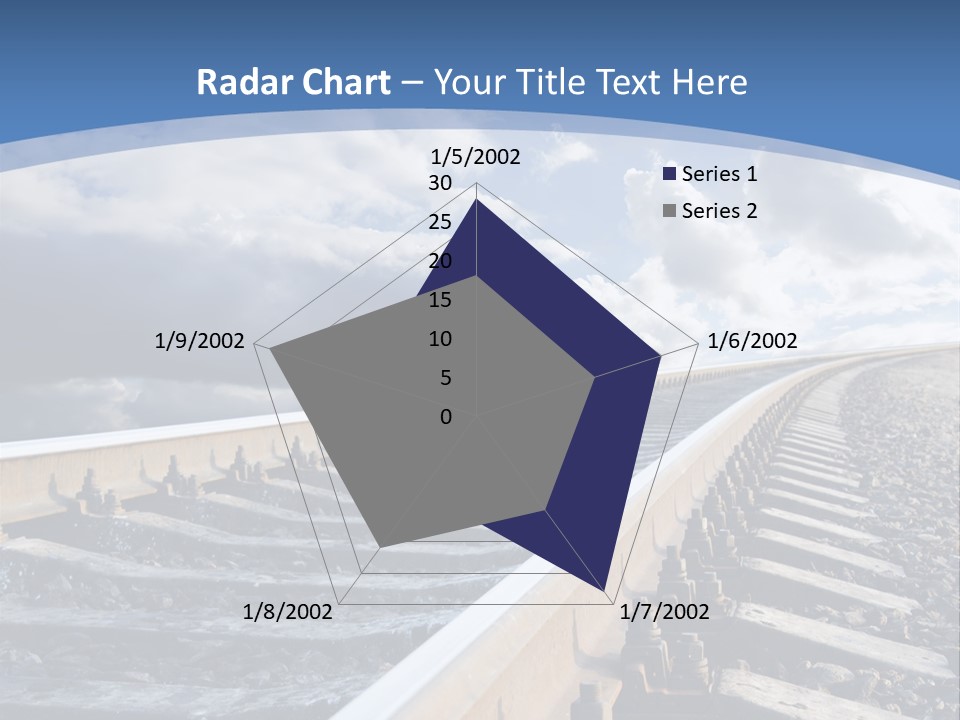 Direction Horizon Perspective PowerPoint Template