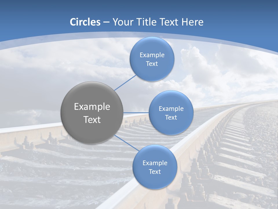 Direction Horizon Perspective PowerPoint Template