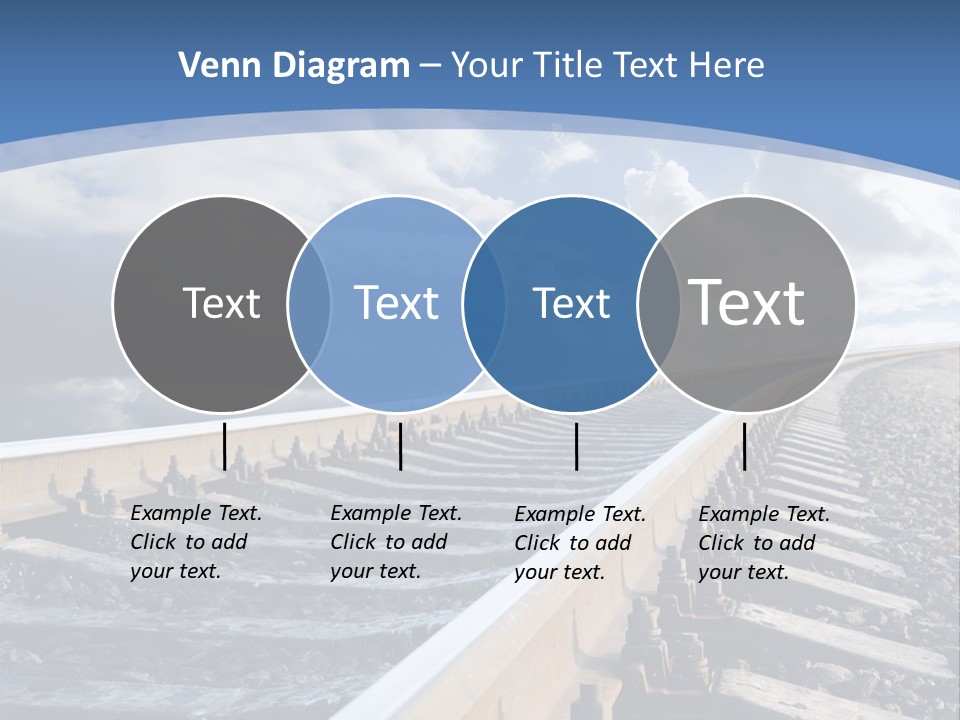 Direction Horizon Perspective PowerPoint Template