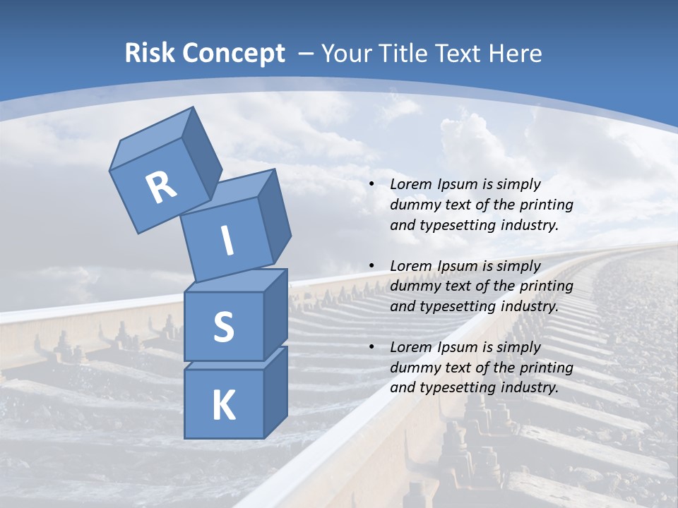 Direction Horizon Perspective PowerPoint Template