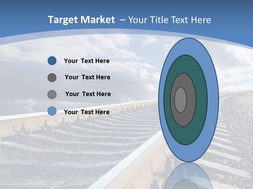 Direction Horizon Perspective PowerPoint Template