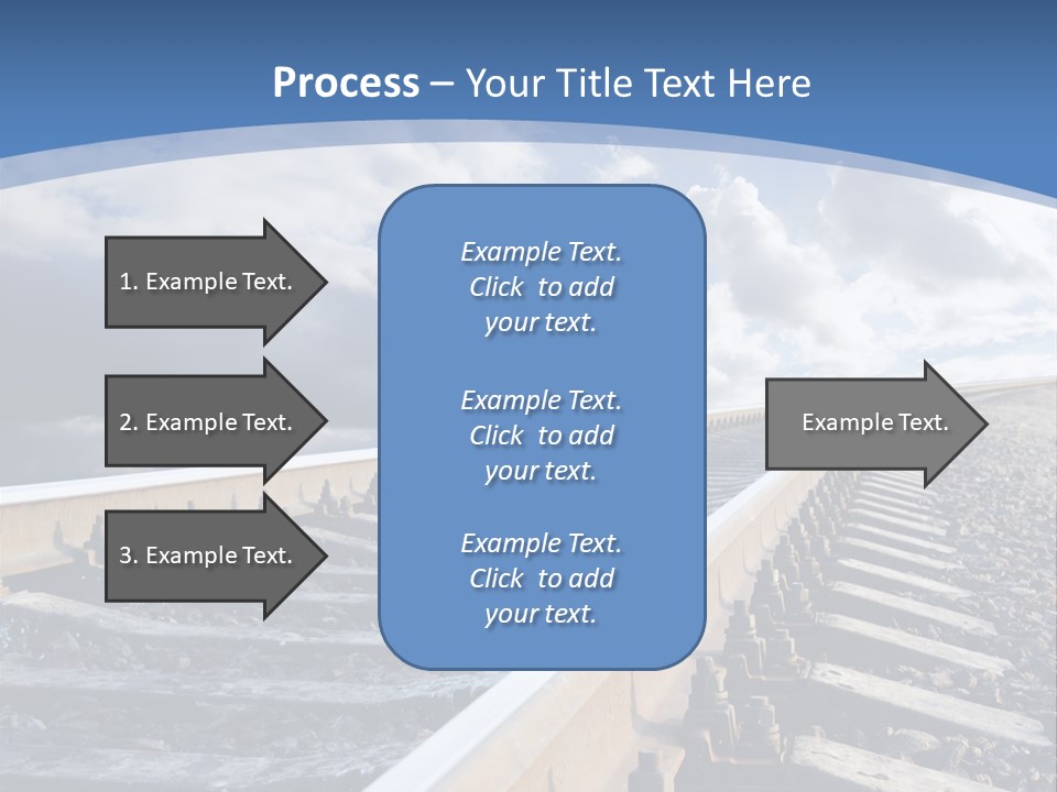 Direction Horizon Perspective PowerPoint Template