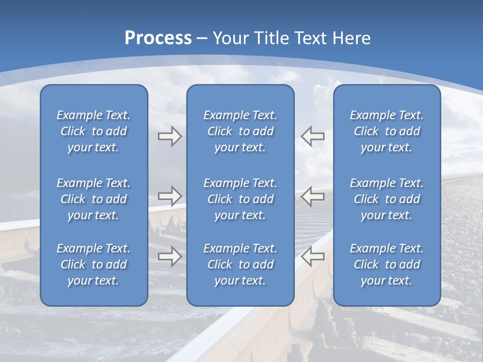 Direction Horizon Perspective PowerPoint Template