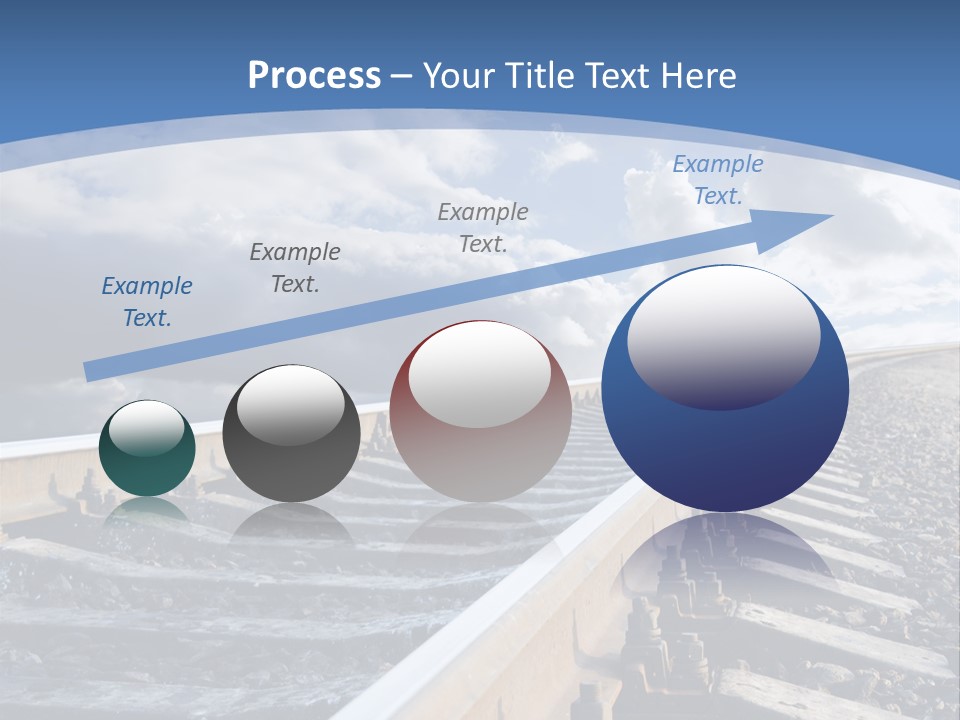 Direction Horizon Perspective PowerPoint Template