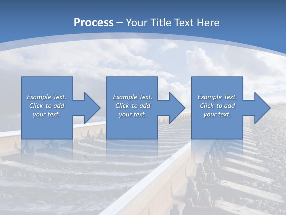 Direction Horizon Perspective PowerPoint Template