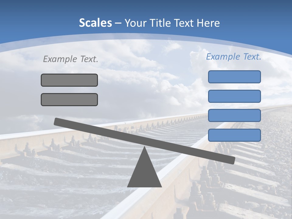Direction Horizon Perspective PowerPoint Template