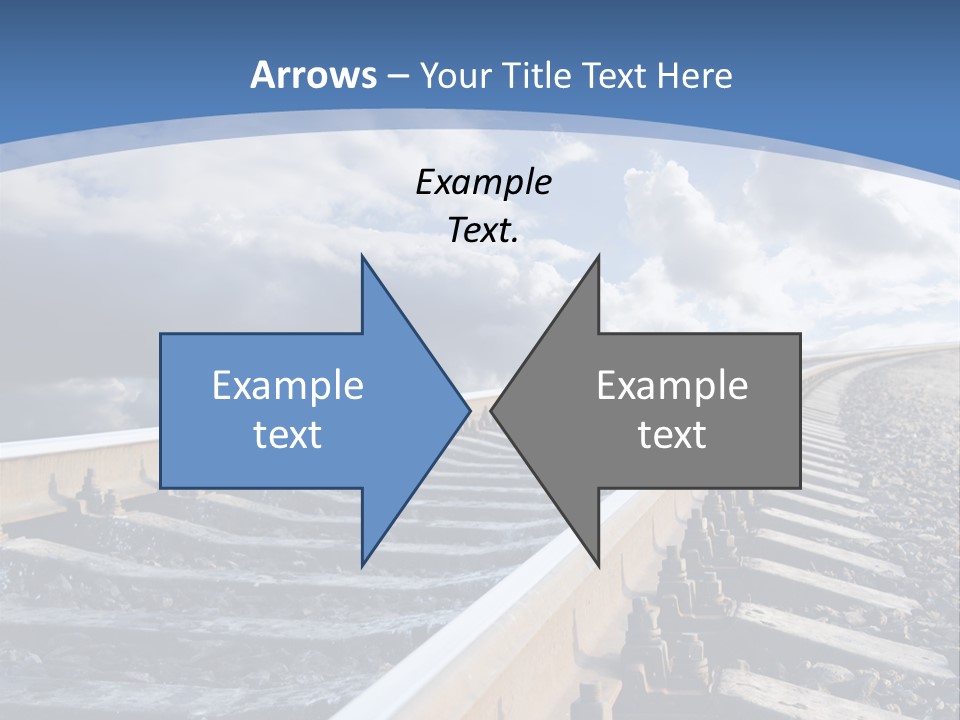 Direction Horizon Perspective PowerPoint Template