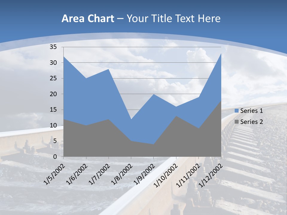 Direction Horizon Perspective PowerPoint Template