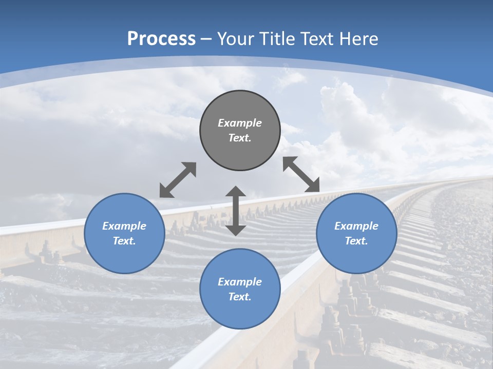 Direction Horizon Perspective PowerPoint Template