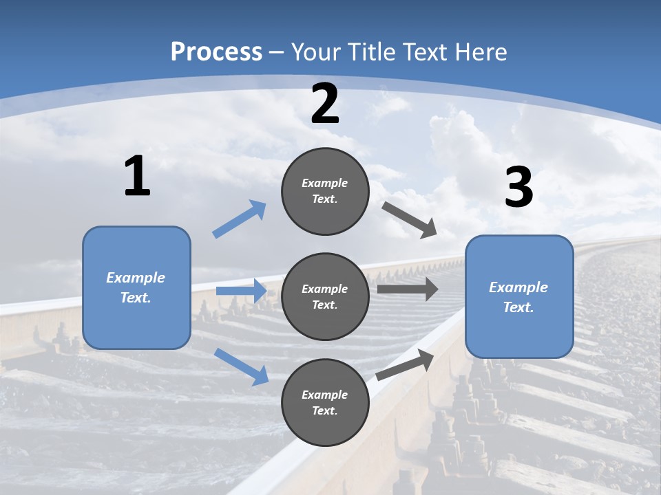 Direction Horizon Perspective PowerPoint Template