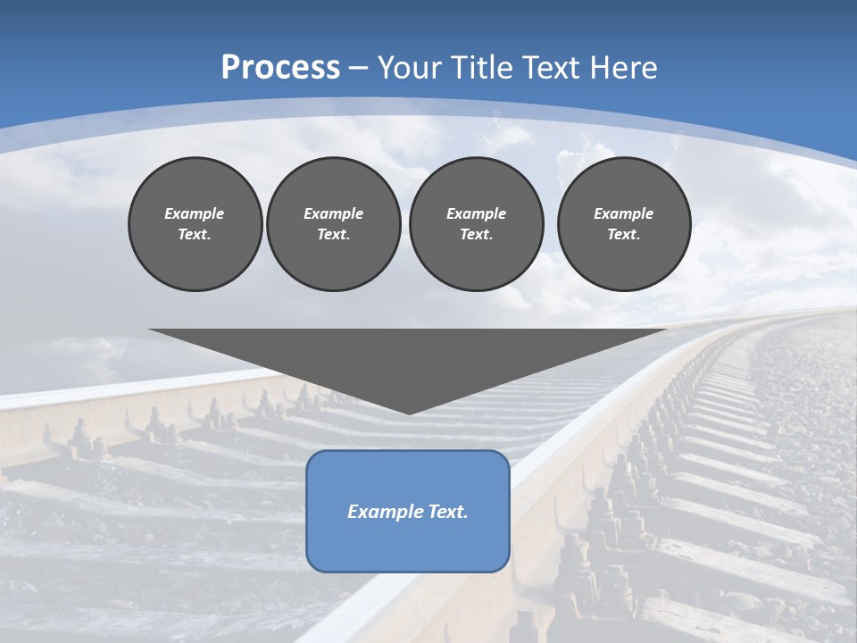 Direction Horizon Perspective PowerPoint Template