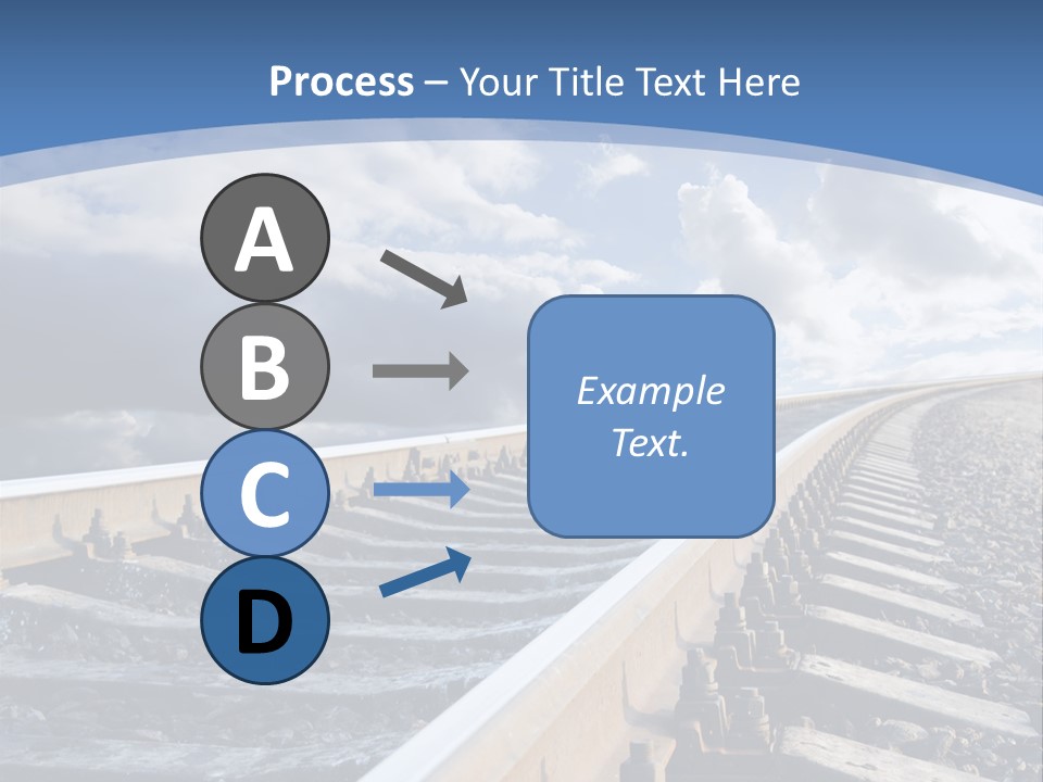 Direction Horizon Perspective PowerPoint Template
