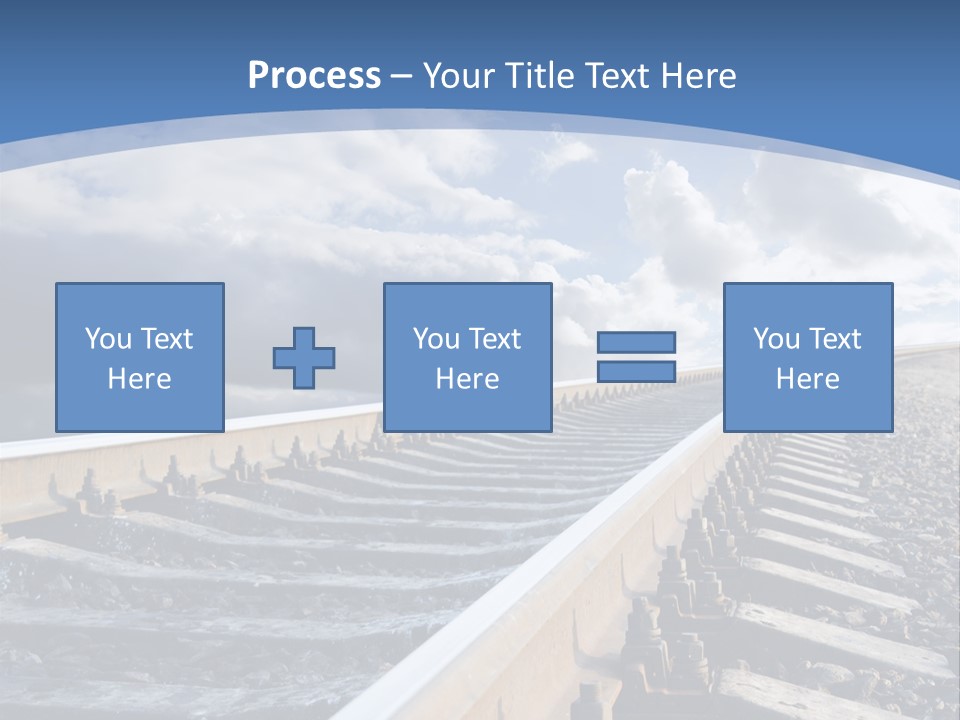 Direction Horizon Perspective PowerPoint Template