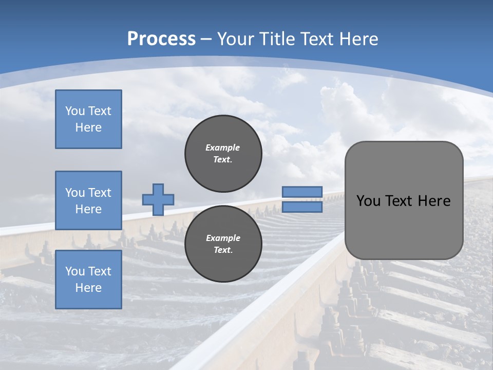 Direction Horizon Perspective PowerPoint Template