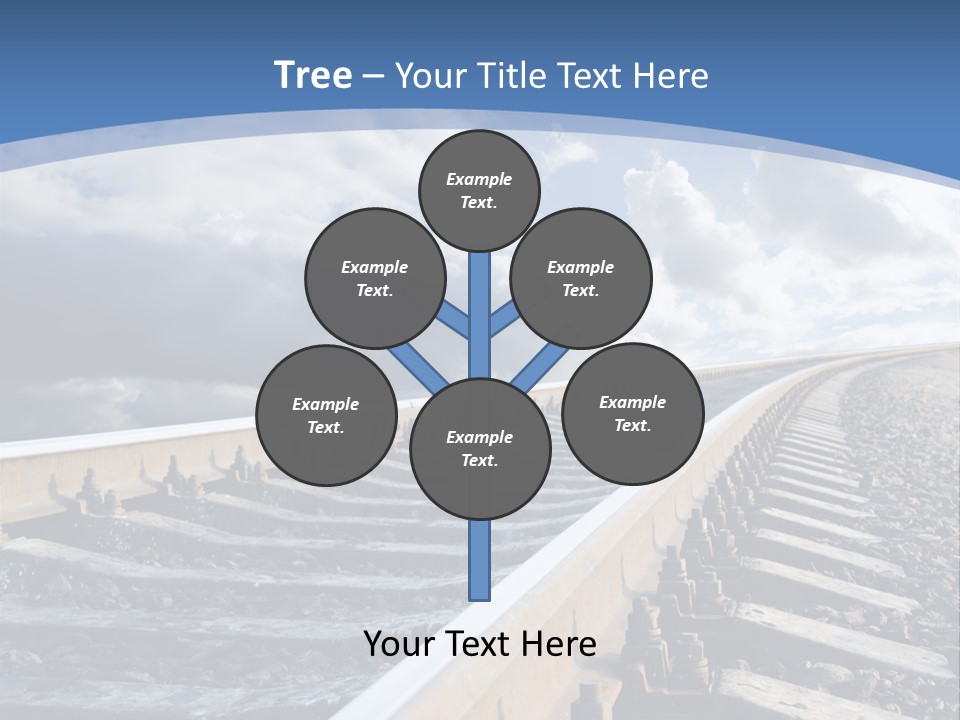 Direction Horizon Perspective PowerPoint Template