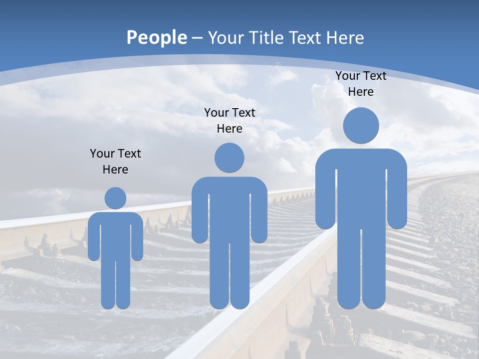 Direction Horizon Perspective PowerPoint Template