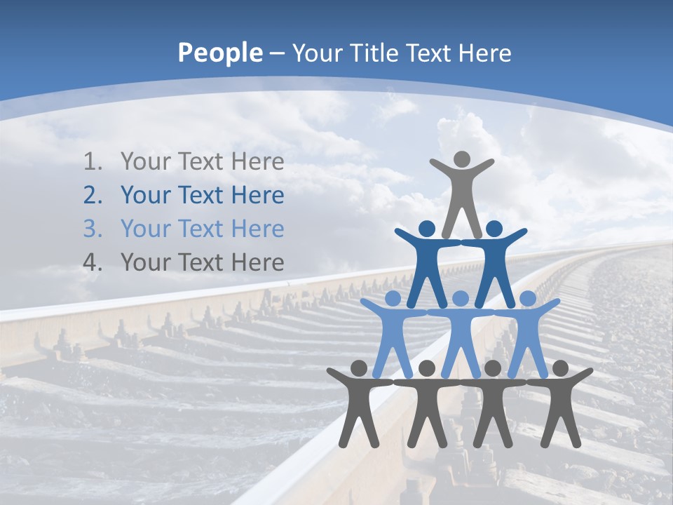 Direction Horizon Perspective PowerPoint Template