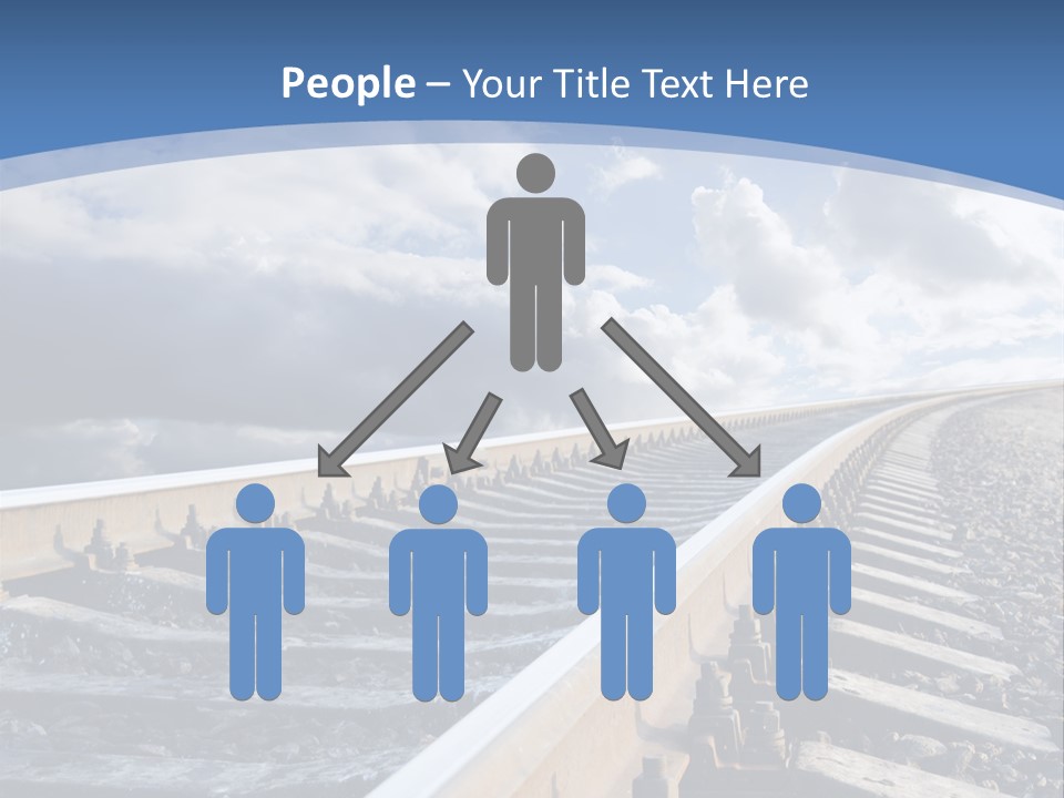 Direction Horizon Perspective PowerPoint Template