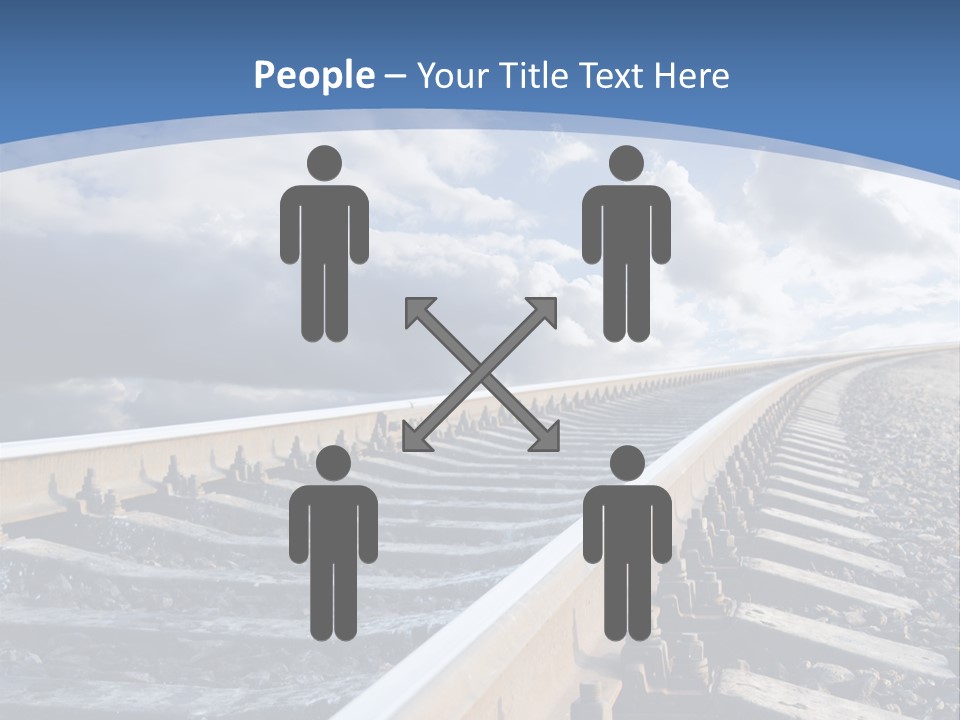 Direction Horizon Perspective PowerPoint Template