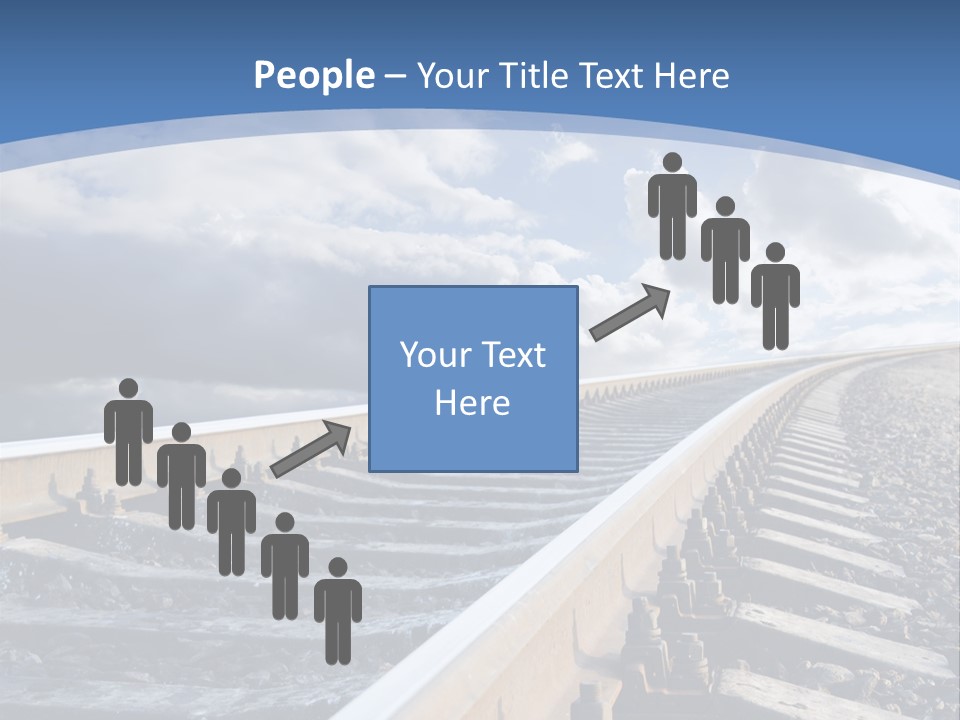 Direction Horizon Perspective PowerPoint Template