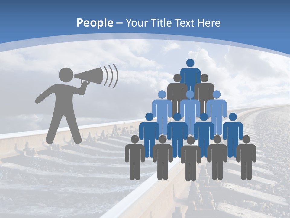 Direction Horizon Perspective PowerPoint Template