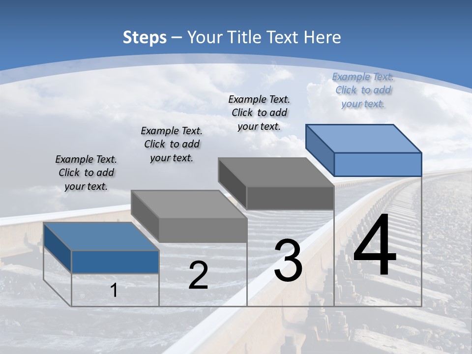 Direction Horizon Perspective PowerPoint Template