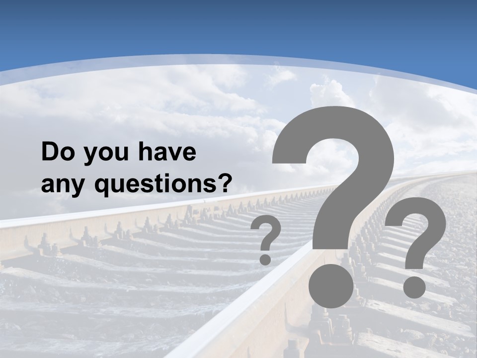 Direction Horizon Perspective PowerPoint Template