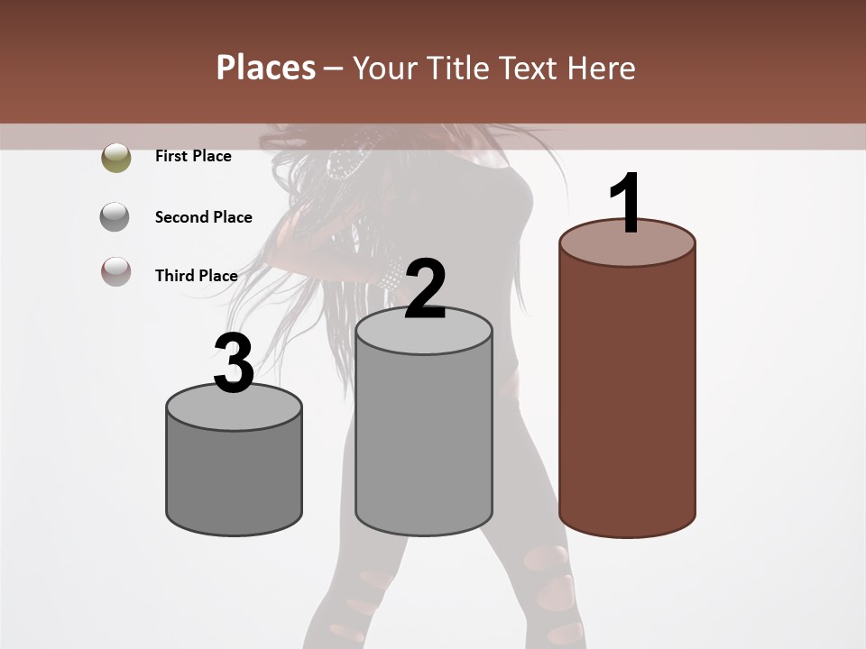 Womanly Figure Beauty PowerPoint Template