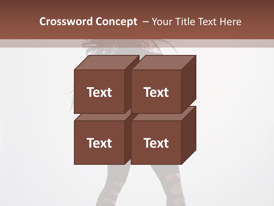 Womanly Figure Beauty PowerPoint Template