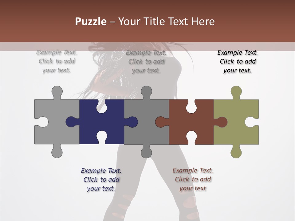 Womanly Figure Beauty PowerPoint Template