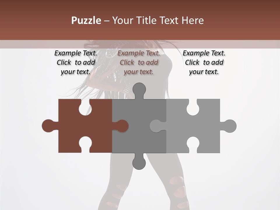 Womanly Figure Beauty PowerPoint Template