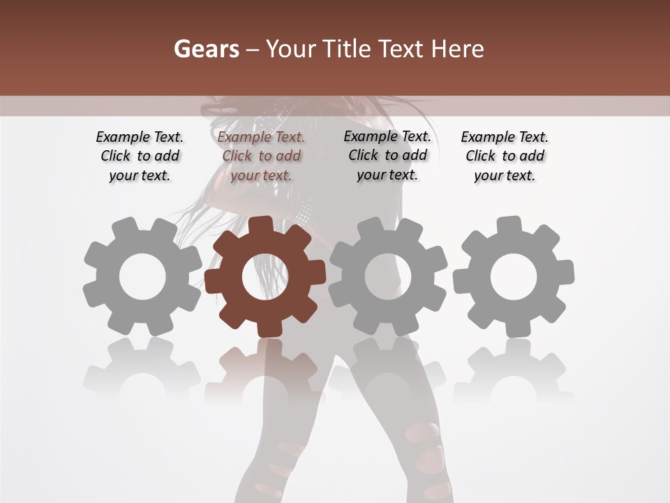 Womanly Figure Beauty PowerPoint Template