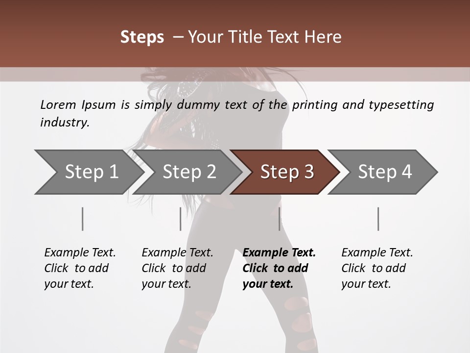 Womanly Figure Beauty PowerPoint Template