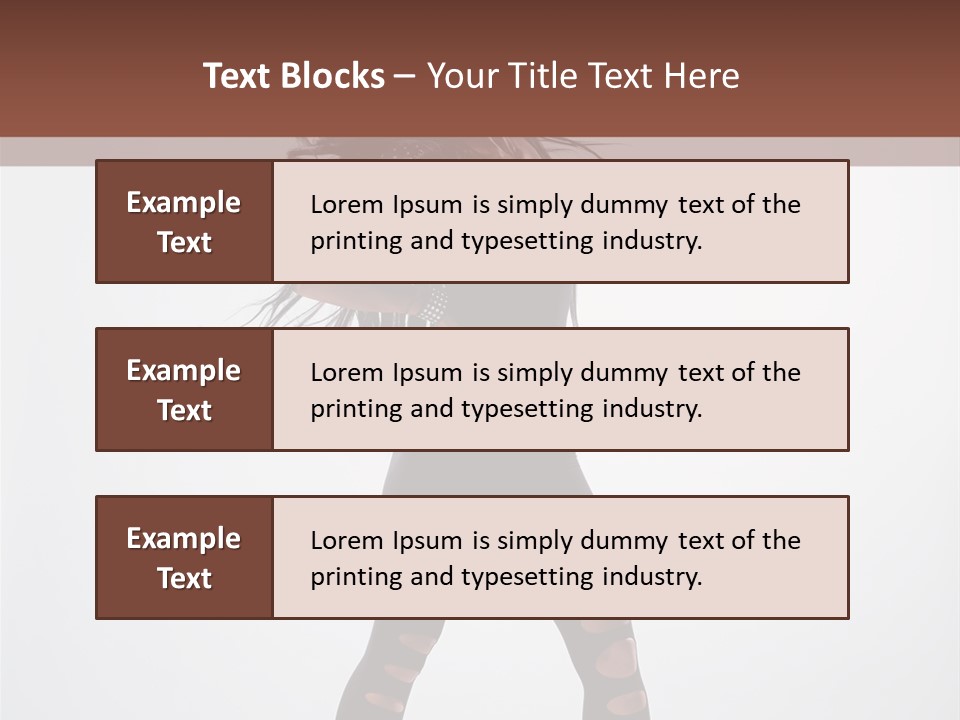 Womanly Figure Beauty PowerPoint Template