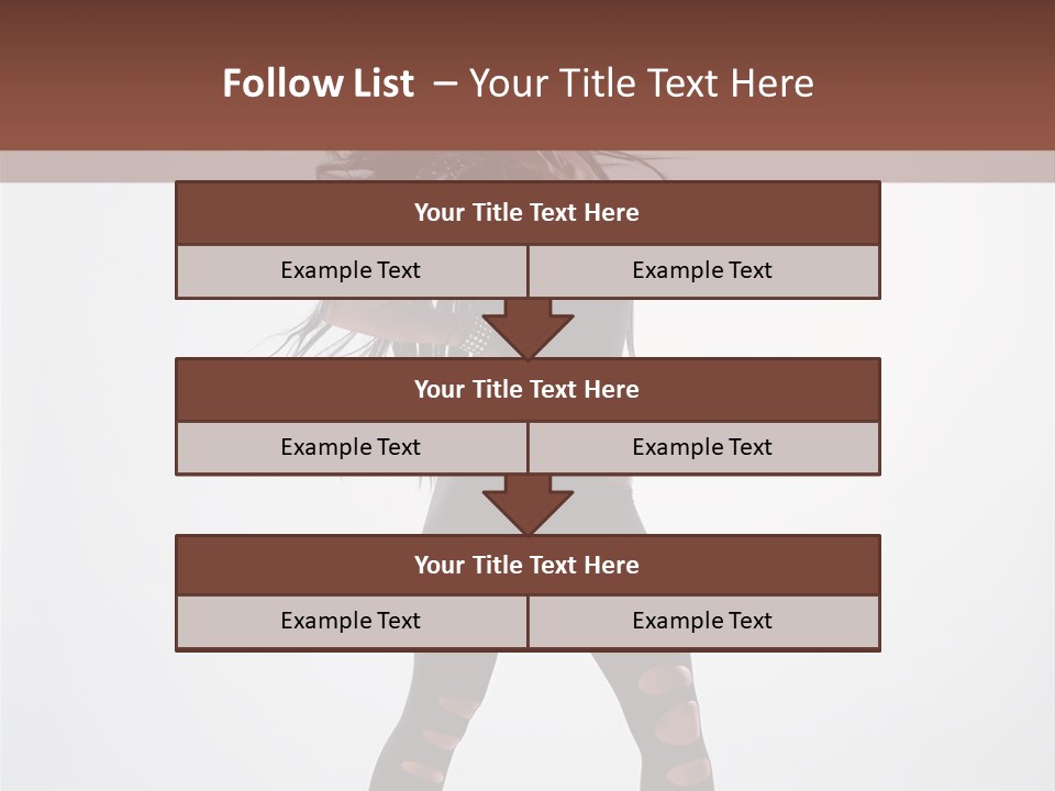 Womanly Figure Beauty PowerPoint Template