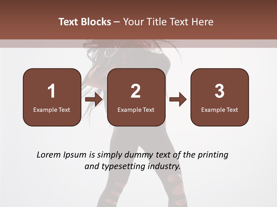 Womanly Figure Beauty PowerPoint Template