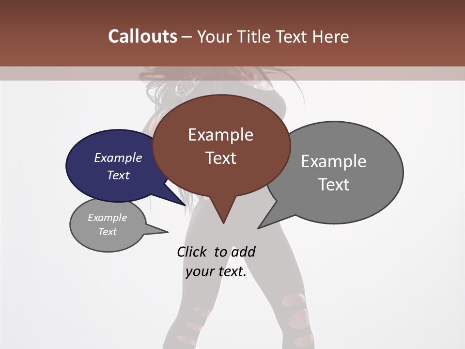 Womanly Figure Beauty PowerPoint Template