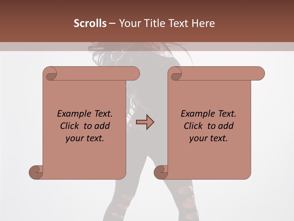 Womanly Figure Beauty PowerPoint Template