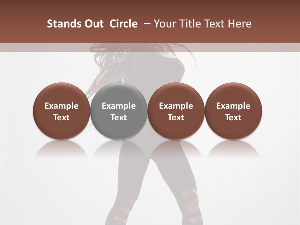 Womanly Figure Beauty PowerPoint Template