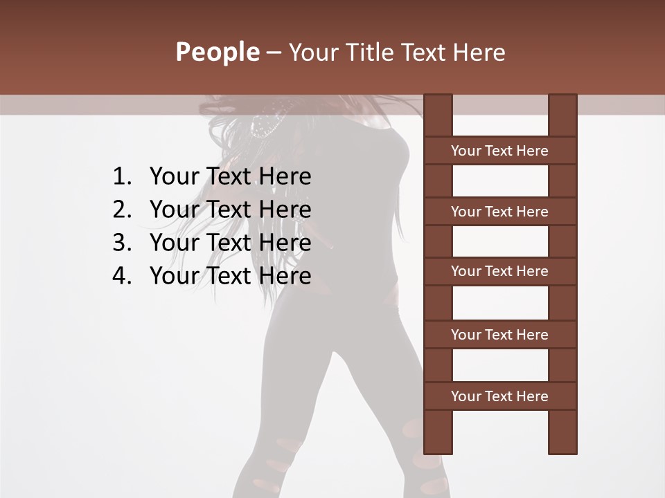 Womanly Figure Beauty PowerPoint Template