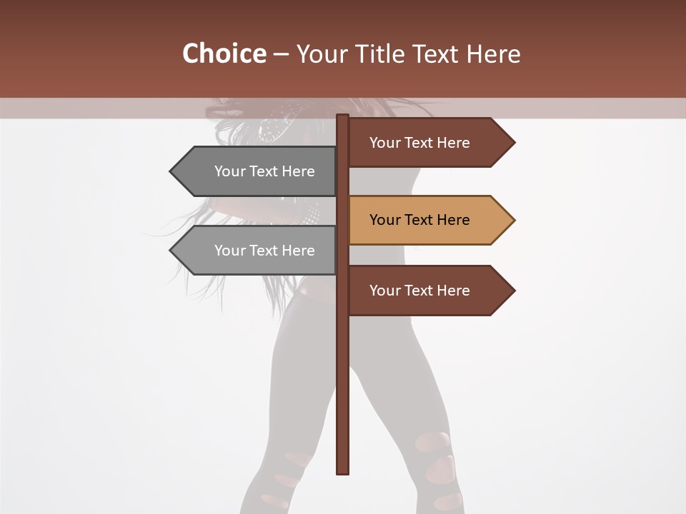 Womanly Figure Beauty PowerPoint Template