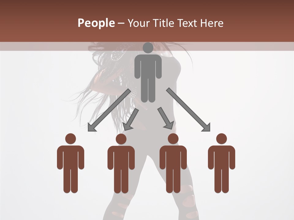 Womanly Figure Beauty PowerPoint Template