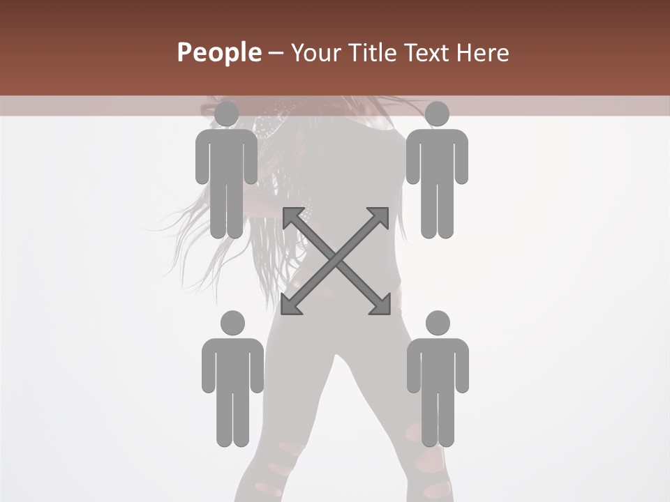 Womanly Figure Beauty PowerPoint Template