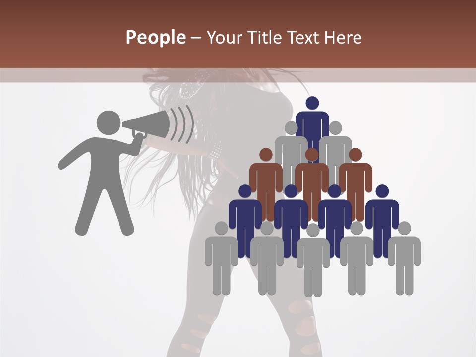 Womanly Figure Beauty PowerPoint Template