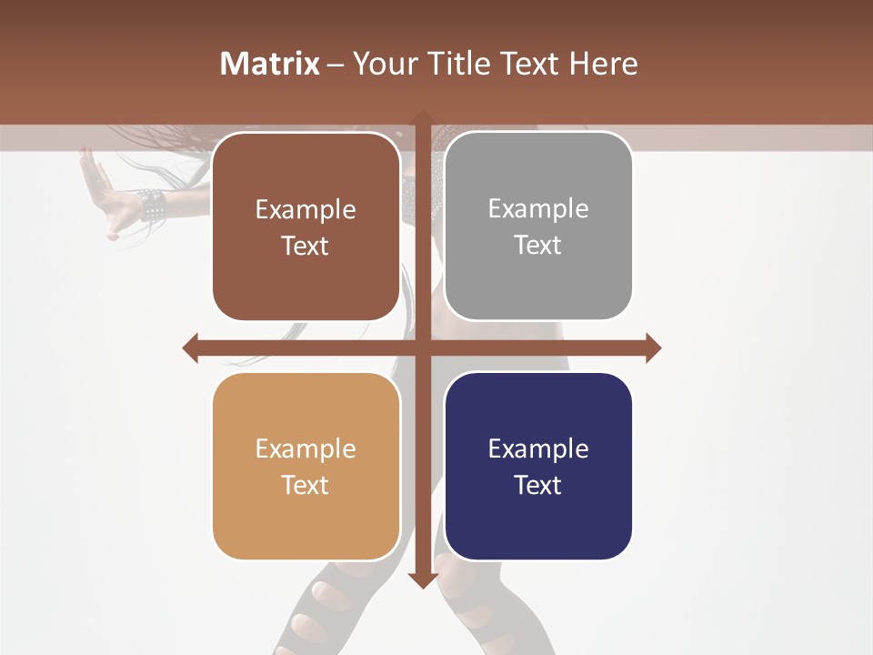 Diva Stockings Posing PowerPoint Template